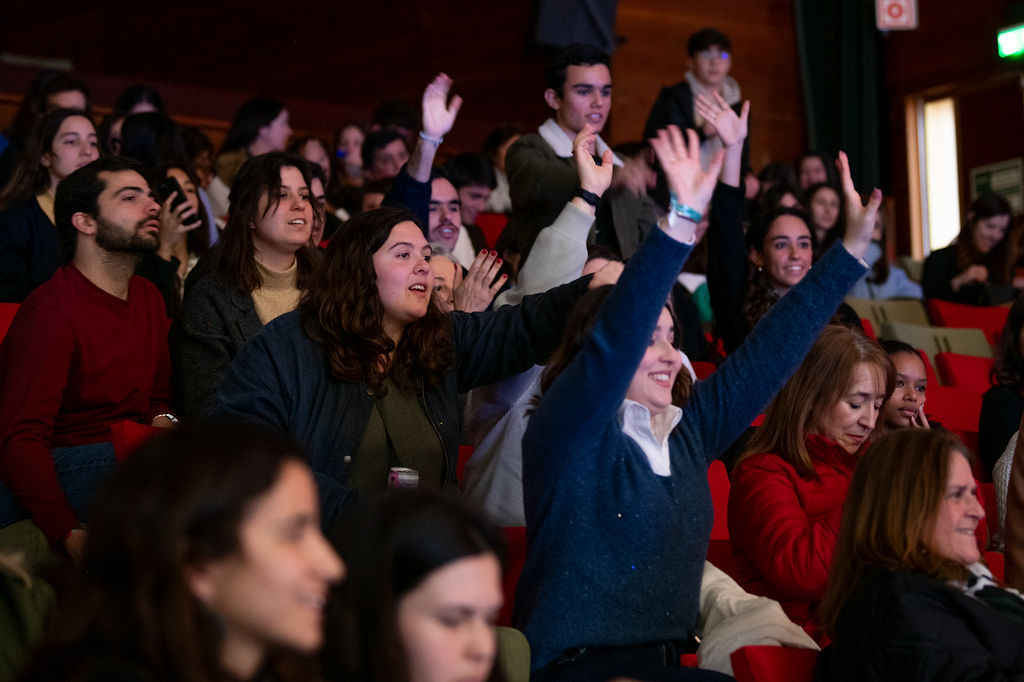 Jovens participantes